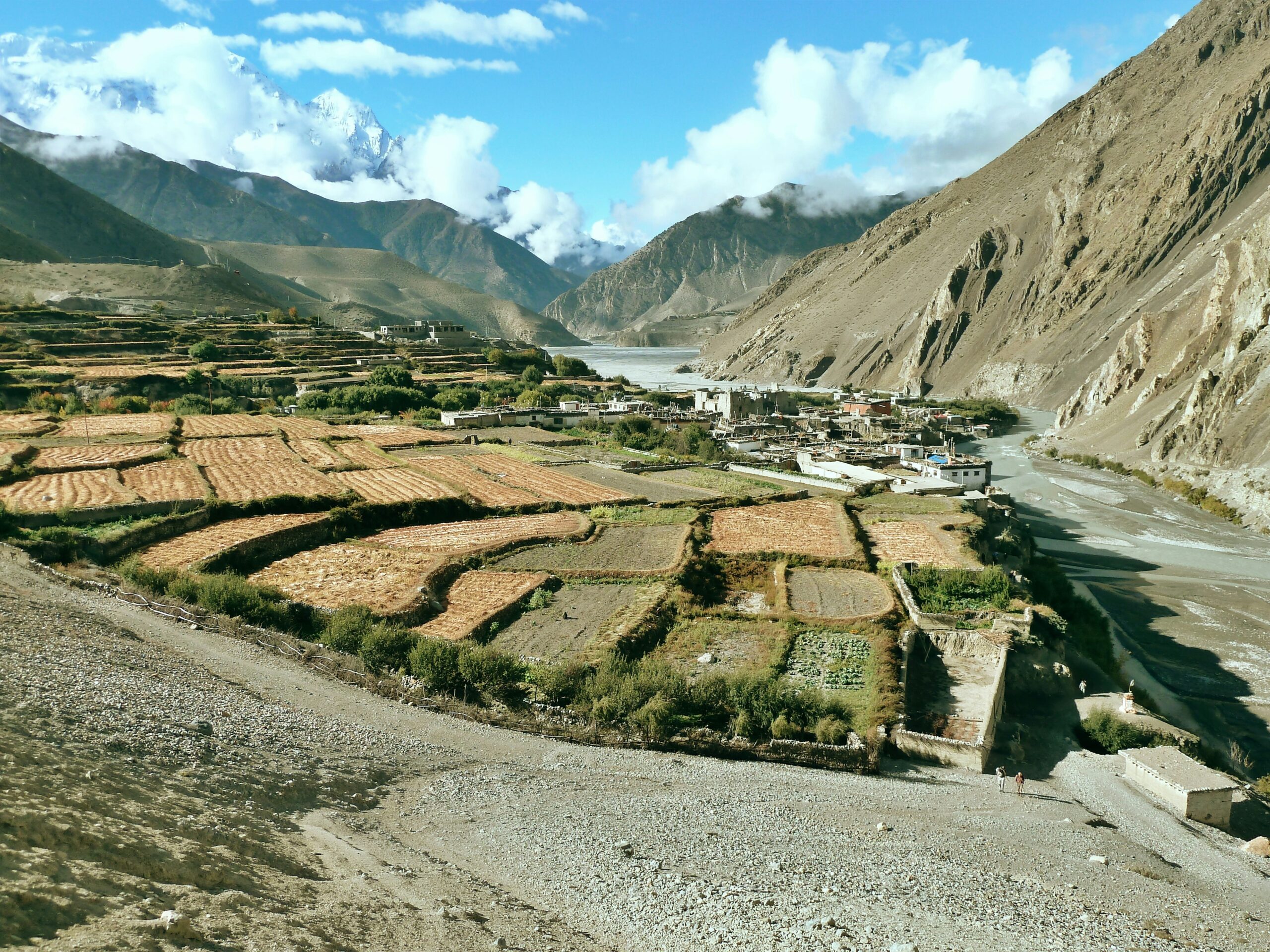 Historic Kagbeni village at the gateway to Mustang