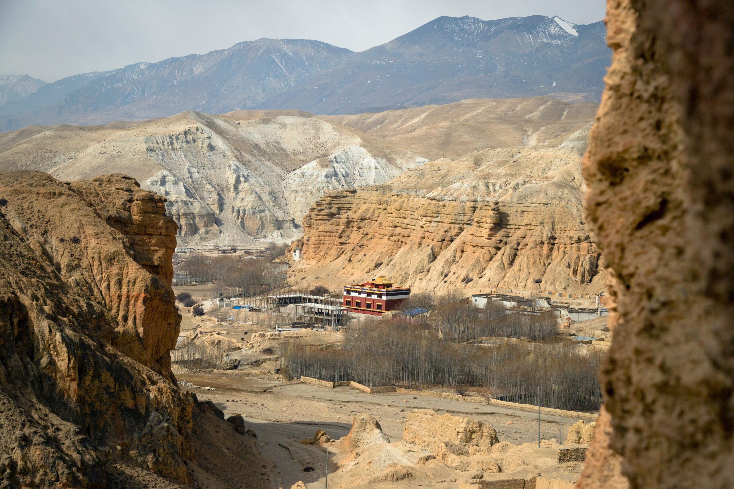 Ancient walled city of Lo Manthang in Upper Mustang