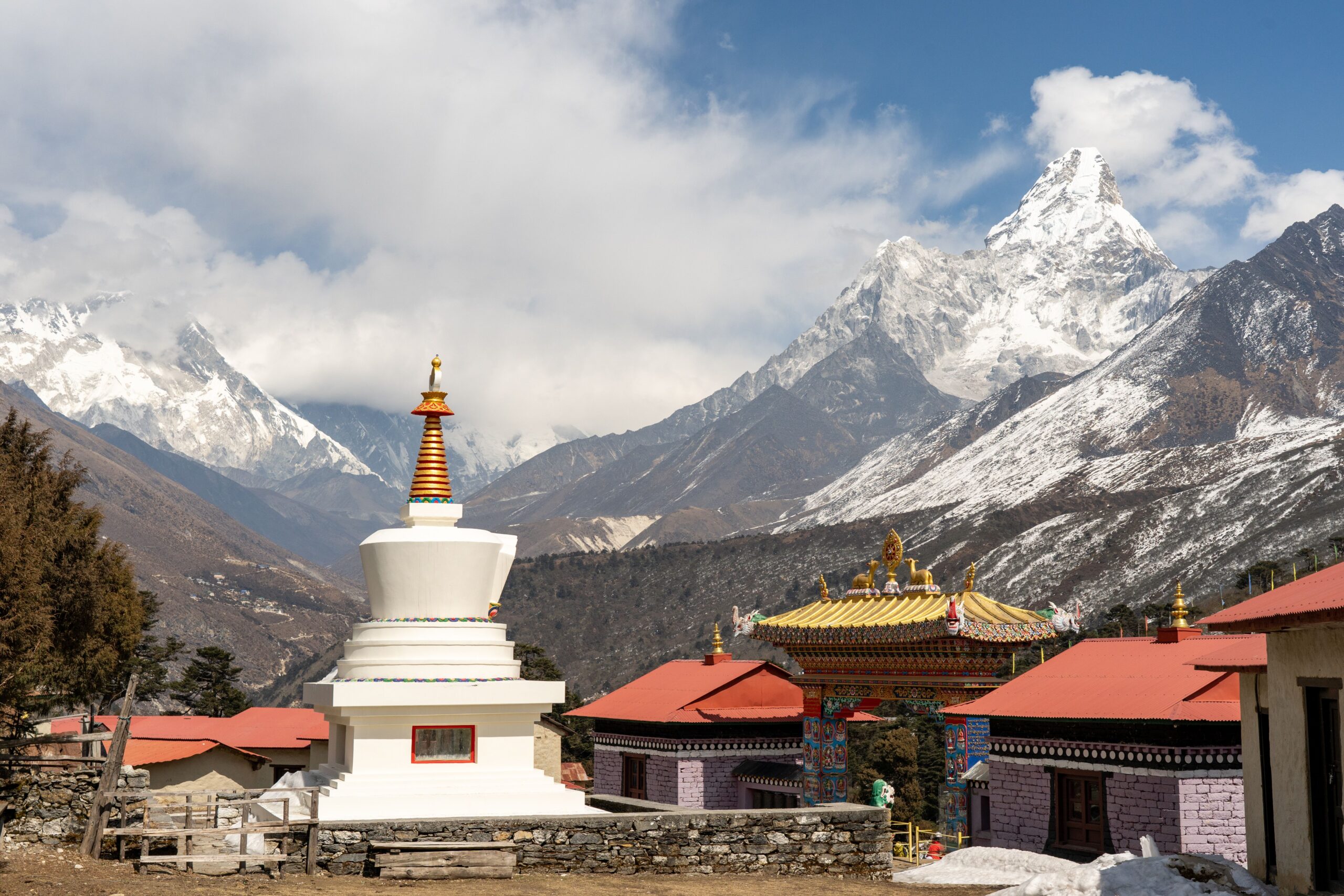 Tengboche Monastery with Ama Dablam in the background